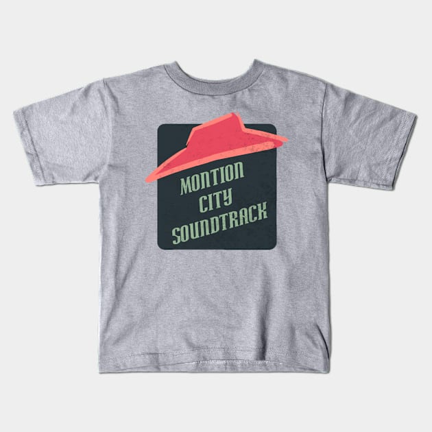 montion city soundtrack Kids T-Shirt by Bike Ilustrada